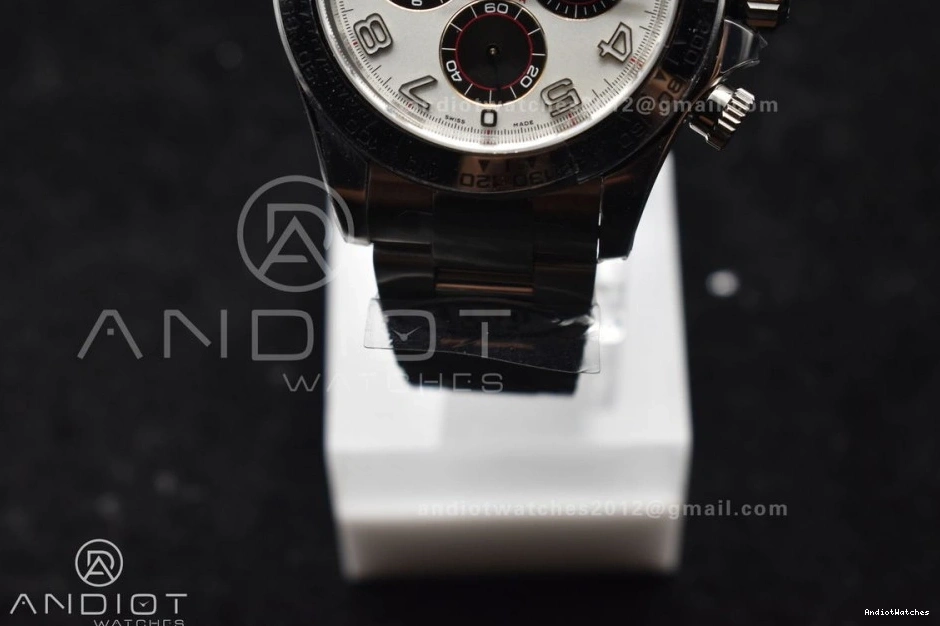 Supportive V SS Markers 1:1 Bracelet SA4130 Best 116509 on White 744 Dial Clean Edition Arabic Daytona 0401